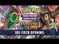 Pokémon TCG Online: Evolving Skies 100 pack opening!