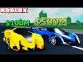 RACING $500,000,000 SUPER CARS in VEHICLE TYCOON UPDATE! (Roblox)