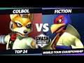 SWT Championship Top 24 - Fiction (Falco) Vs. Colbol (Fox) SSBM Melee Tournament