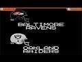Tecmo Super Bowl Tournament - Baltimore Ravens @ Oakland Raiders