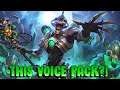 THIS VOICE PACK CAUGHT ME OFF GUARD! THE MOST CLUTCH FB EVER - Masters Ranked Duel - SMITE