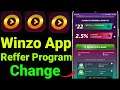 Winzo Gold App Reffer Program Change । Winzo App Reffer Earning Not Show Winzo Gold App New Update