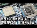 XMG Apex 15 Review: Ryzen 9 3950X 16-Core POWER In A Laptop - Insanity, But It Works!