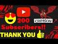 200 Subscribers!!! Thank you message to the Crimson Raiders :D