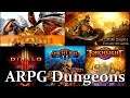 ARPG Endgame Dungeons of Torchlights, Diablo 3 Ros, Grim Dawn Forgotten Gods, Titan Quest Atlantis