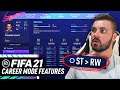 *EVERY* NEW FIFA 21 CAREER MODE FEATURE + TRAILER REACTION!!!