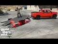 GTA 5 Real Life Mod #246 New Powered Tilt Bed Car Hauler Trailer Picking Up A Free Truck
