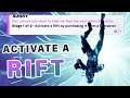 How to Activate a Rift by purchasing it from a Character ► Fortnite