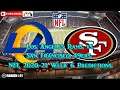Los Angeles Rams vs. San Francisco 49ers | NFL 2020-21 Week 6 | Predictions Madden NFL 21