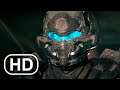 Master Chief Vs Spartan Locke Fight Scene FULL BATTLE 4K ULTRA HD - Halo Cinematic