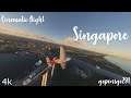 Microsoft Flight Simulator 2020: Cinematic flight of singapore in 4k