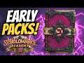 OPENING PACKS EARLY!?! How Many Legendaries Did YOU Get? | Scholomance Academy | Hearthstone