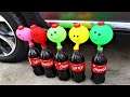 Crushing Crunchy & Soft Things by Car! Experiment: Car vs Coca Cola vs Water Balloons