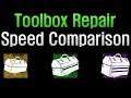 Dead by Daylight - Toolbox Repair Speed Comparison