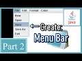 How to Make Notepad in Java (2/8) - Menu Bar and Menu Items