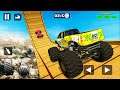 Mega Monster Truck Ramp Impossible Jump Simulator - Extreme 4x4 Truck Game - Android GamePlay