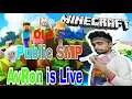 Minecraft Public SMP Anyone Can join | Minecraft Live Stream in Hindi | AvRon is Live