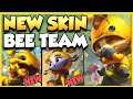 *NEW SKINS* FULL BEE TEAM W/ OTHER YOUTUBERS | JUNGLE TEEMO - League of Legends