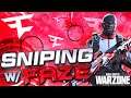 SNIPING WITH FAZE CLAN ON COD WARZONE! (ft. FaZe Blaze & Speros)