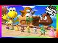 Super Mario Party Minigames #413 Goomba vs Shy guy vs Koopa troopa vs Monty mole