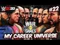 WWE 2K20 MY CAREER UNIVERSE #22 - WAR GAMES MATCH!