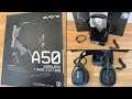Astro A50 Wireless Headset + Base Station PS4 PC Unboxing (4K HQ)
