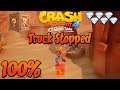 Crash Bandicoot 4 - Truck Stopped 100% WALKTHROUGH! ALL CRATES, Hidden Gem Location (All Gems!)