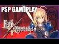 Fate Unlimited Codes - PSP Gameplay - Saber - Story Mode - 720P