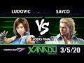 F@X 344 Tekken 7 - Ludovic (Asuka) Vs. Sayco (Steve, Dragunov) T7 Losers Finals