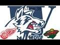 Game 36 Knee Hockey Detroit Red Wings Vs Minnesota Wild