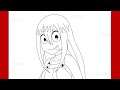 How To Draw Tsuyu Asui From My Hero Academia Step By Step Drawing