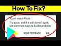How To Fix Can't Install Fitbit Error On Google Play Store in Android & Ios