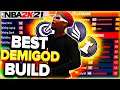 I RETURNED TO 2K21 CURRENT GEN WITH MY DEMIGOD SLASHER BUILD!  BEST POINT GUARD BUILD IN NBA 2K21!