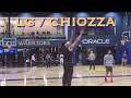 📺 Langston Galloway & Chris Chiozza threes at Warriors training camp practice, day before Portland