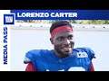 Lorenzo Carter on Giants Pass Rush | New York Giants