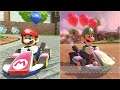 Mario Kart 8 Mario vs Luigi Battle Race Gameplay HD