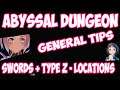 SAOFB Abyssal Dungeon Tips + Swords and TypeZ weapon Locations