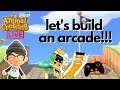 Super Mario Themed Arcade Build!!! *live* (Animal Crossing: New Horizons)