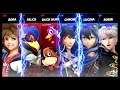 Super Smash Bros Ultimate Amiibo Fights – Sora & Co #155 Team battle at Brdige of Eldin
