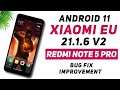 Android 11 Xiaomi EU 21.1.6 V2 Update For Redmi Note 5 Pro | Bug Fix, Improvement | MIUI 12.5