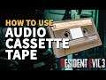 Audiocassette Tape Resident Evil 3 (How to use Audiocassette)