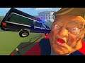 BeamNG.drive - Cars Jumping into Mouth of Donald Trump