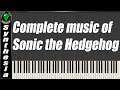 Complete music of Sonic the Hedgehog | Synthesia