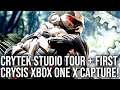 Crysis Remastered! Crytek Studio Tour + First Xbox One X Gameplay!