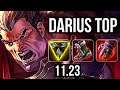 DARIUS vs IRELIA (TOP) | 1.8M mastery, 6 solo kills, 10/2/5, Godlike | BR Diamond | 11.23