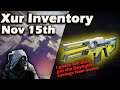 Destiny 2: Shadowkeep - Where is Xur Nov 15th - Location, Inventory, Perks | Exotic Armor