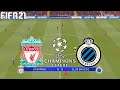 FIFA 21 | Liverpool vs Club Brugge - UCL UEFA Champions League - Full Match & Gameplay