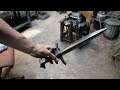 Forging a knightly dagger, part 4, making the handle and pommel.