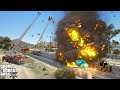 Massive Fuel Tanker Explosion in GTA 5