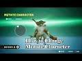 How to change appearance Mutate Character in Biomant